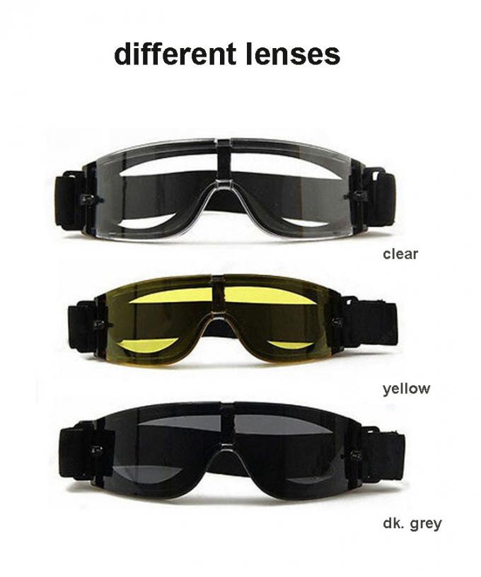 Gafas militares protectoras de encargo antiarañazas a prueba de balas 2018 de las gafas de seguridad UV400