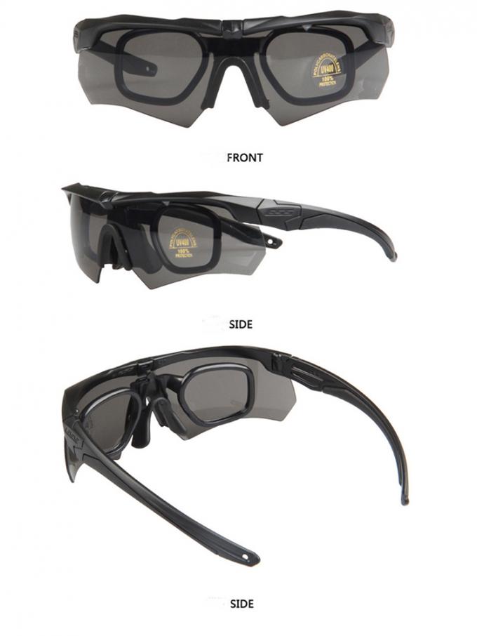 Tiroteo protector antiniebla del deporte Uv400 del Anti-impacto que caza las gafas de seguridad militares del Eyeshield de las gafas balísticas tácticas
