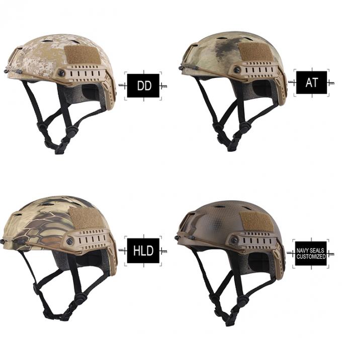 Cubierta balística protectora del casco del combate del ejército del sistema Airsoft Paintball de la bala del asalto rápido militar táctico al por mayor de la prueba