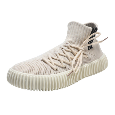 High Top Sock Men'S Sports Casual Shoes With Soft Soles For Breathability