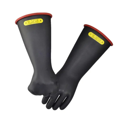 Hand Protection Dielectric Insulation Gloves Class 00 0 1 2 3 4 Rubber Electric Insulating Gloves for Electrician