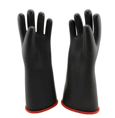 Hand Protection Dielectric Insulation Gloves Class 00 0 1 2 3 4 Rubber Electric Insulating Gloves for Electrician