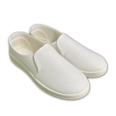 Blanco Antiderrapante SPU Sola Antiestática Sala limpia ESD zapatos Sala limpia libre de polvo zapatos antiestáticos para laboratorio de la fábrica de computadoras