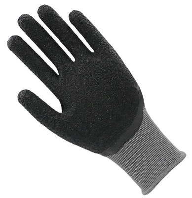 Guantes de poliéster y látex Antiderrapante Trabajo de construcción Antiderrapante Mano protección personal Guantes para jardinería