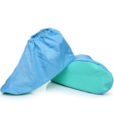 Capa de calzado desechable de tiras no tejidas antiestáticas Capa de calzado para fábrica electrónica